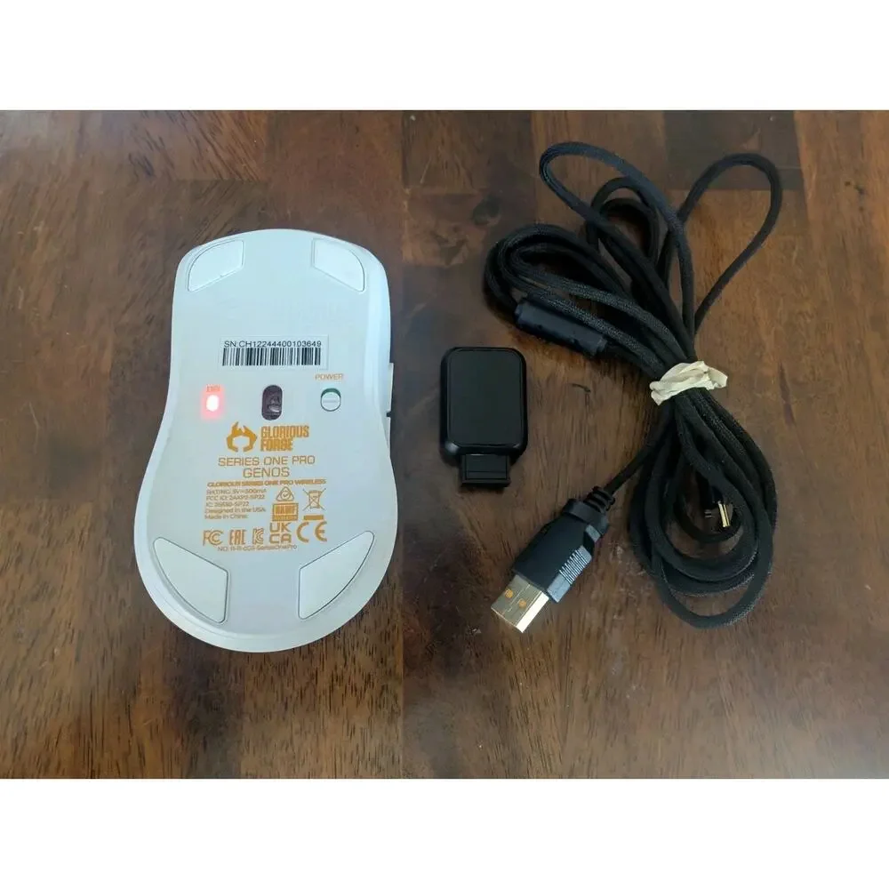 Glorious Forge Series One Pro Genos Wireless Gaming Mouse Complete Wired Working